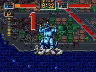 In order to win, you must force down your opponent, stand on him and wait for the time out.