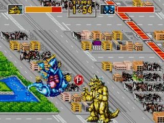 Smash your opponents heavily around to get power ups.