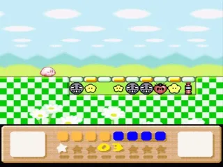 After finishing a level, you have some bomus items to jump on and to collect