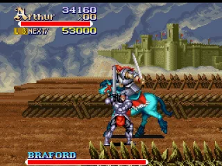 This boss, Bradford, rides a horse