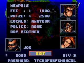 When a race is chosen, its respective profile will appear.