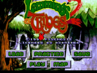 Title screen / Main menu.