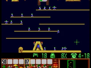 (Cheat) 3 lemmings blocking instead of 5