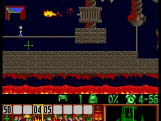 Ready to Blow 1 lemmings on top