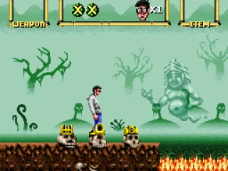 The ghost wants Lester to throw the skulls of his enemies into the fire.