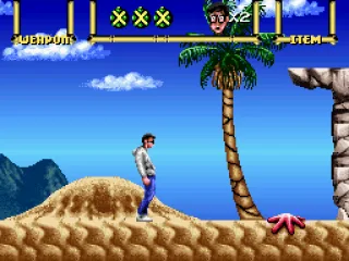 With matching atypical hero-poise!