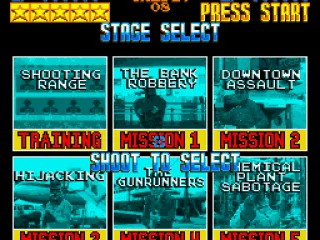 Select your mission or improve your accuracy in training mode.