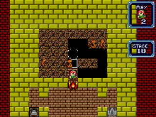 Lots of enemies and collapsing tiles