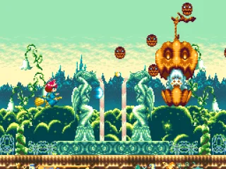 Check that, a pumpkin tossing monkey