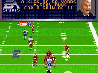 Kick was returned for 11 yards