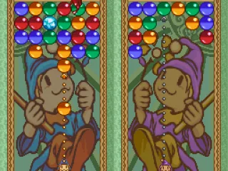 I'm about to make these three gold balls disappear.