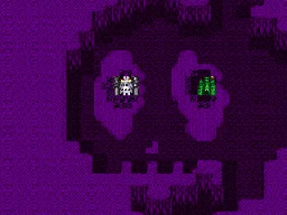 First we see the demon king's world.