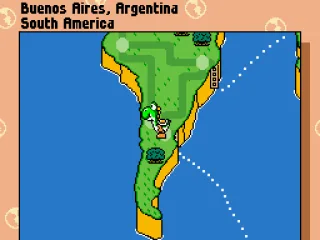 I think I am in Buenos Aires, so I'll try sending Yoshi there.