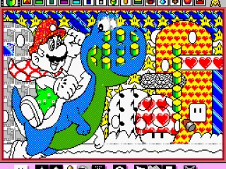 There are several different pre-made pictures you can colour yourself