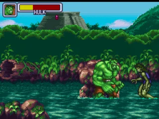 Hulk fighting evil She Hulk doubles in the Amazon