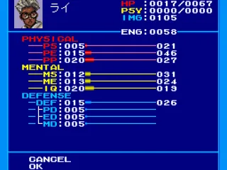 Assigning points to your character