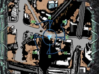 Overworld area. Scroll through the streets to move