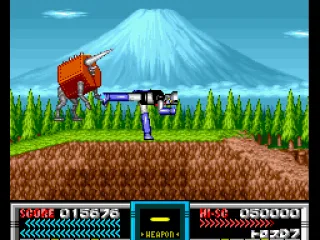 Taking down a Tauros in the shadow of Mt. Fuji.