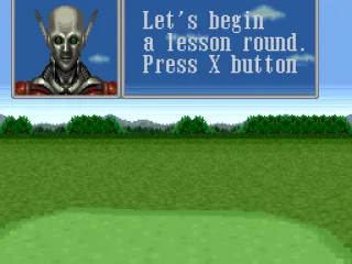 Getting some golf lessons