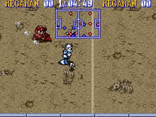 Running with the ball.