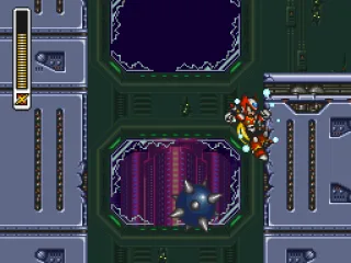 Zero climbing a wall.