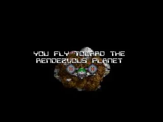 Approaching the alien planet.