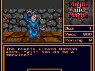 A wizard who has a quest for you.