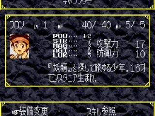 Character information