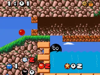 In solid state, drowning.