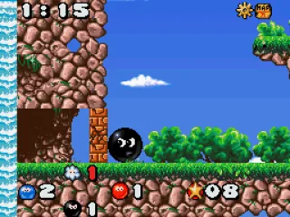 In solid state, knocking down the wall.