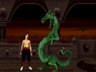 About to do an infamous fatality...