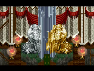 Intro: close-up on the mysterious statue room