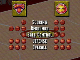 Comparison of team stats