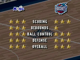 This year they use stars for team comparison.