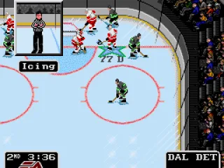 EA's accurate portrayal of sporting rules includes everyone's favorite play, the icing call!