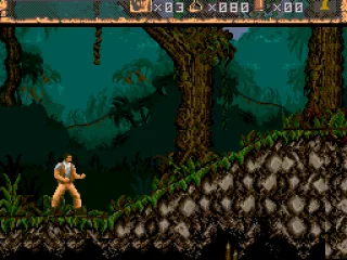 Start of the first level. You are constantly chased by locals who want to club you to death.