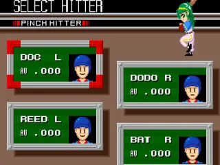 Selecting a pinch hitter