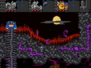 Olaf, in a not very comfortable position...