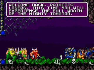 Our heroes have been caught again by the evil Tomator.