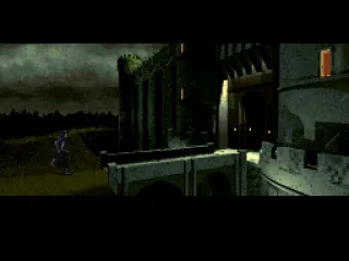 The hero sprints into the estate