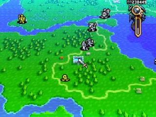 A beaten unit returns to base.