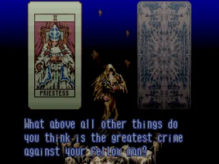 These questions along with specific tarots generate your character