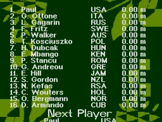 Next up is the pole vault.