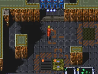 The spread weapon hits all these turrets at once