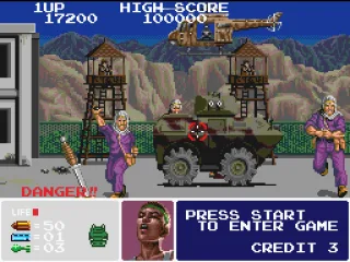 Critical situation: after a massive-enemy-counter-attack, Erica Whitney is about to reach 0-life!