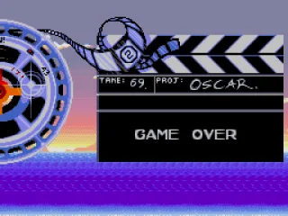 Game over screen