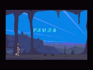 Press Start button to pause the game at any time (European version)