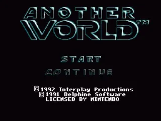 Title screen (European version)