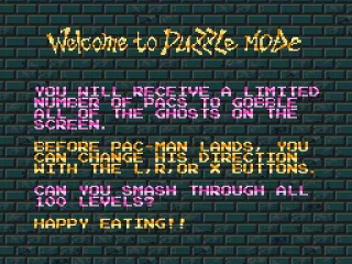 Puzzle mode instructions