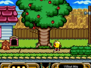 Walking along a path